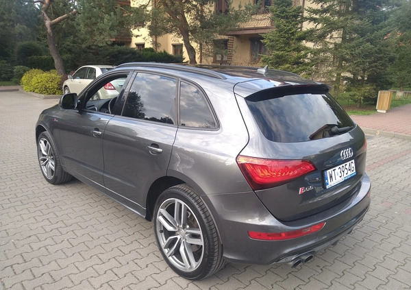 Audi SQ5 cena 110700 przebieg: 120000, rok produkcji 2015 z Józefów małe 106